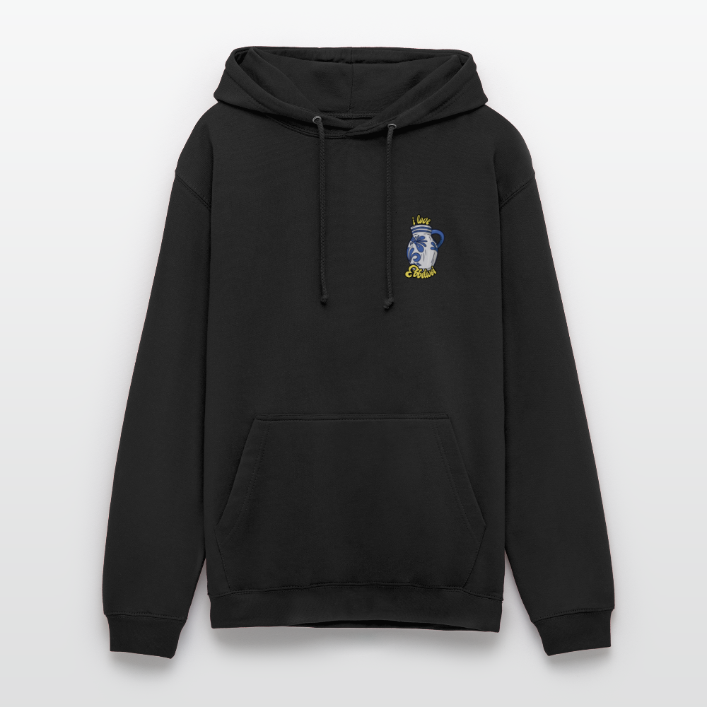 Unisex Hoodie "i love Ebblwoi" - Schwarz