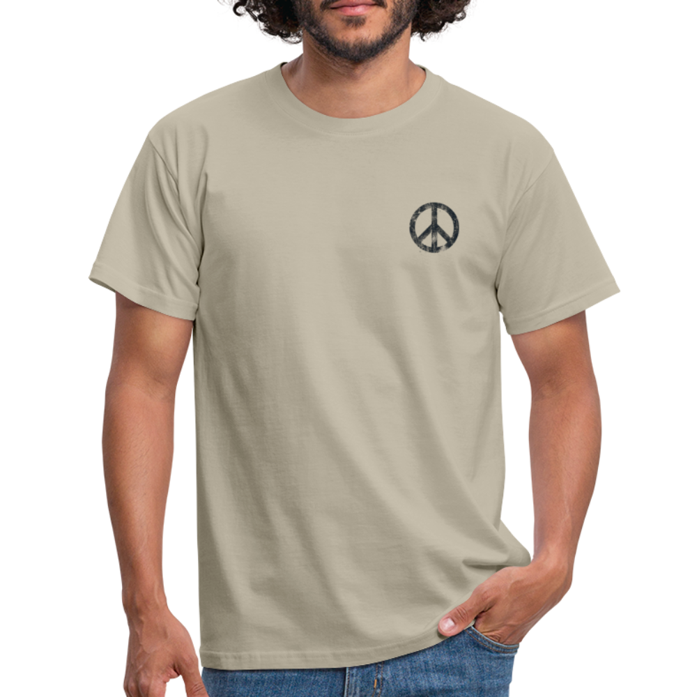 T-Shirt „Peace Grunge“ - sand beige