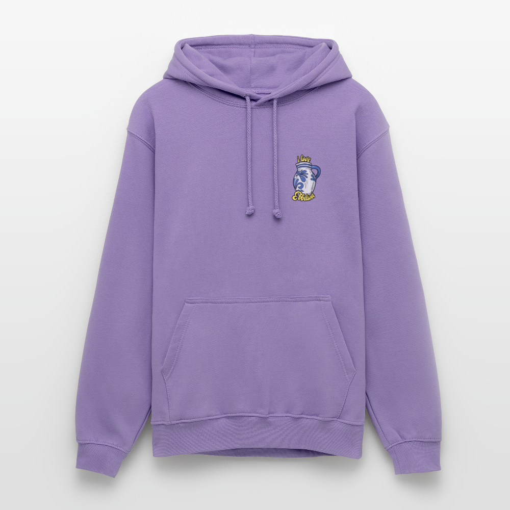 Unisex Hoodie "i love Ebblwoi" - Lavendel