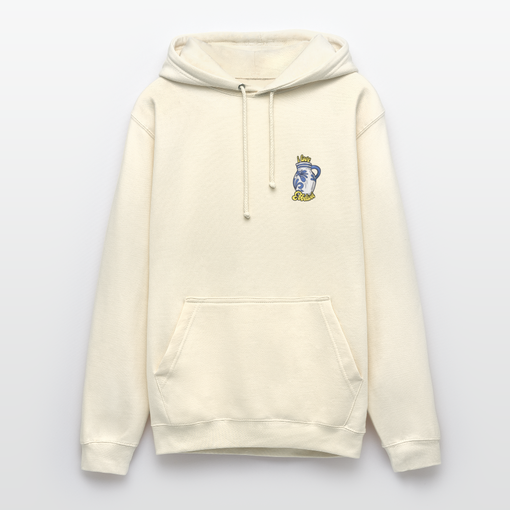 Unisex Hoodie "i love Ebblwoi" - Vanille-Milchshake
