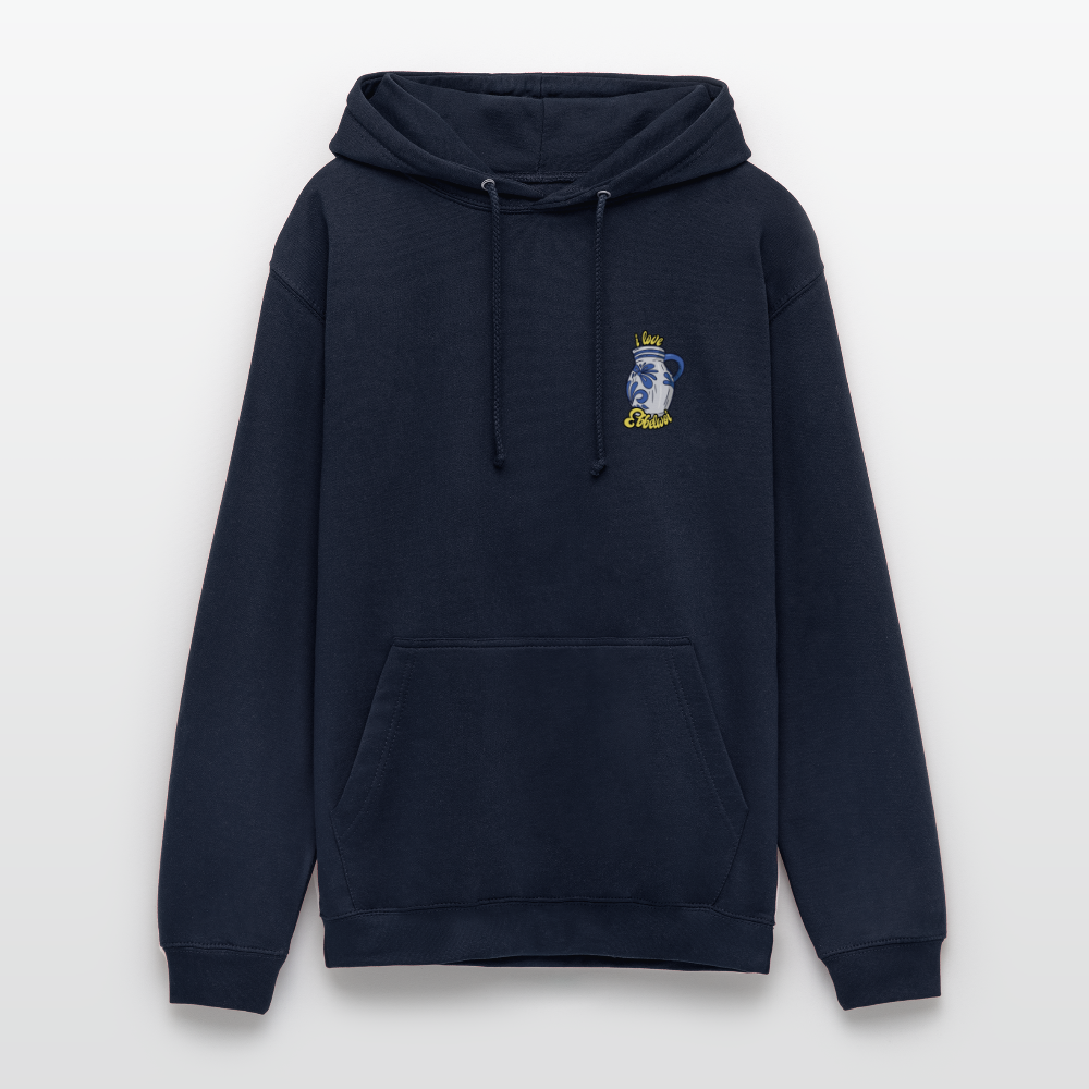 Unisex Hoodie "i love Ebblwoi" - Navy
