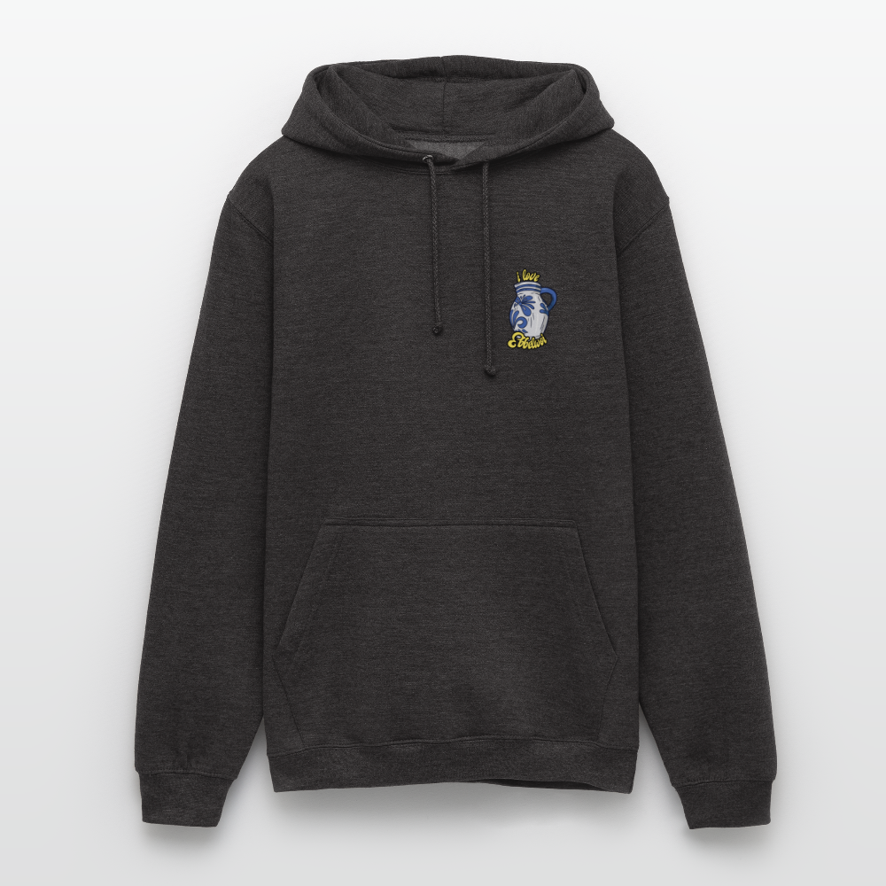 Unisex Hoodie "i love Ebblwoi" - Anthrazit