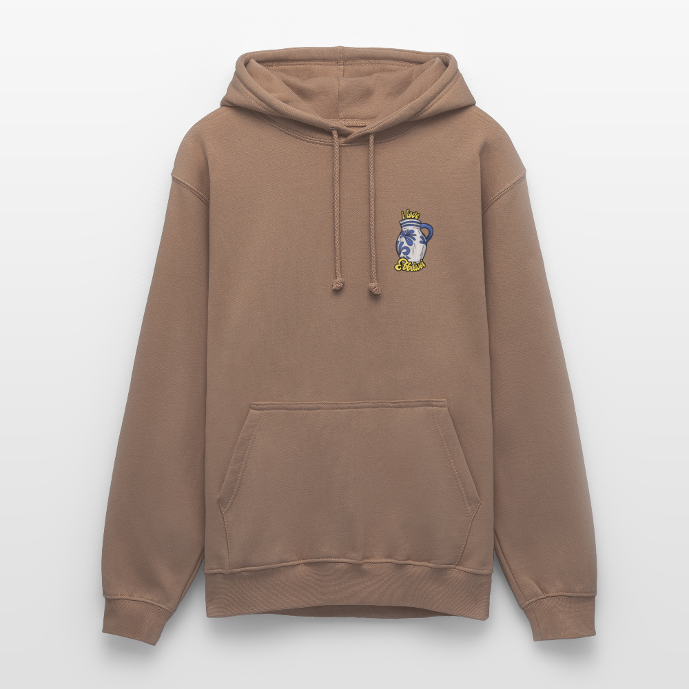 Unisex Hoodie "i love Ebblwoi" - Mokka