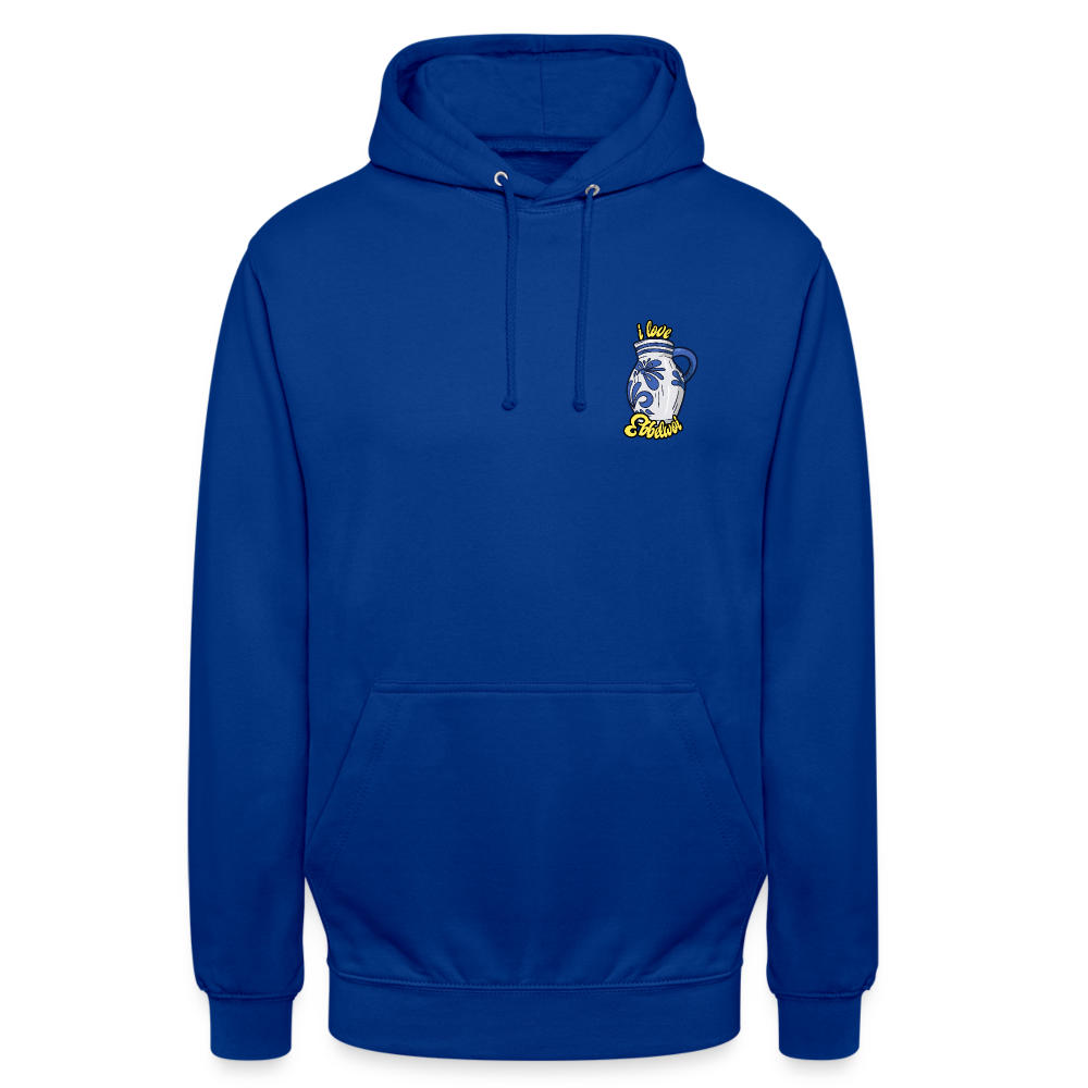Unisex Hoodie "i love Ebblwoi" - Royalblau