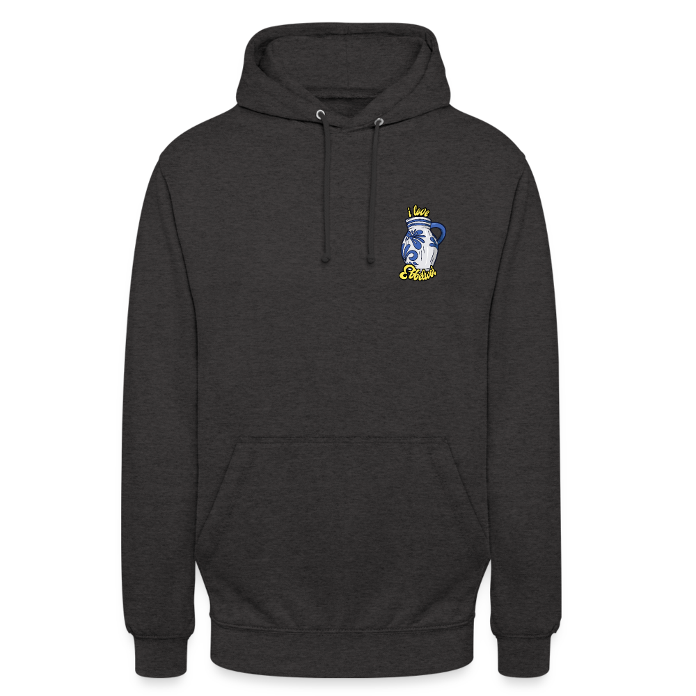 Unisex Hoodie "i love Ebblwoi" - Anthrazit