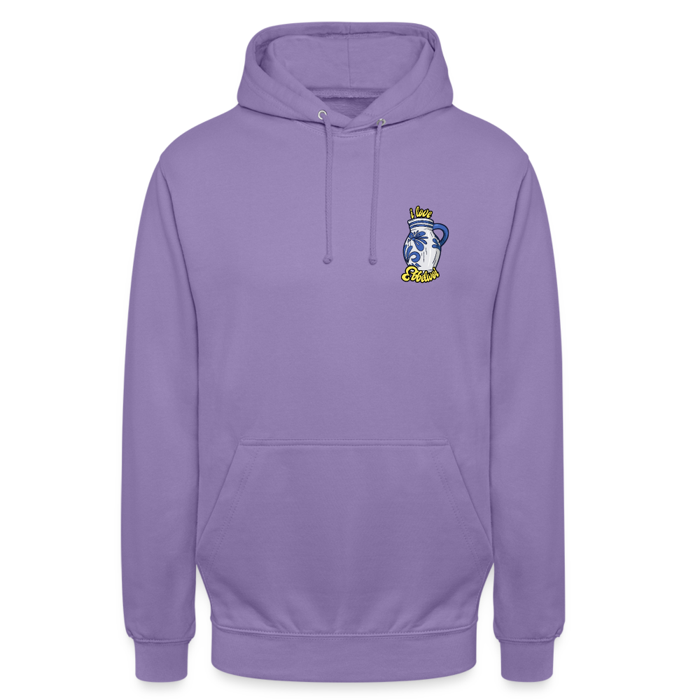 Unisex Hoodie "i love Ebblwoi" - Lavendel