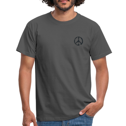 T-Shirt „Peace Grunge“ - charcoal grey
