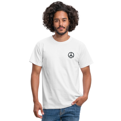 T-Shirt „Peace Grunge“ - white