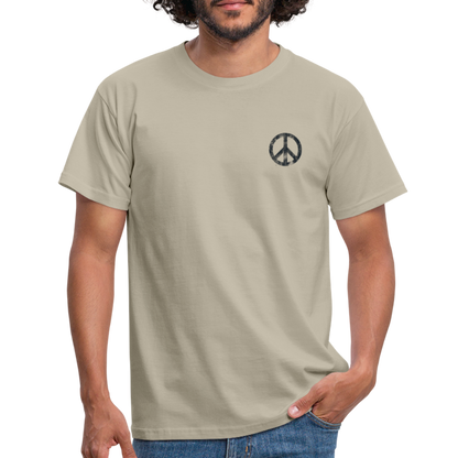T-Shirt „Peace Grunge“ - sand beige