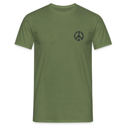 T-Shirt „Peace Grunge“ - military green
