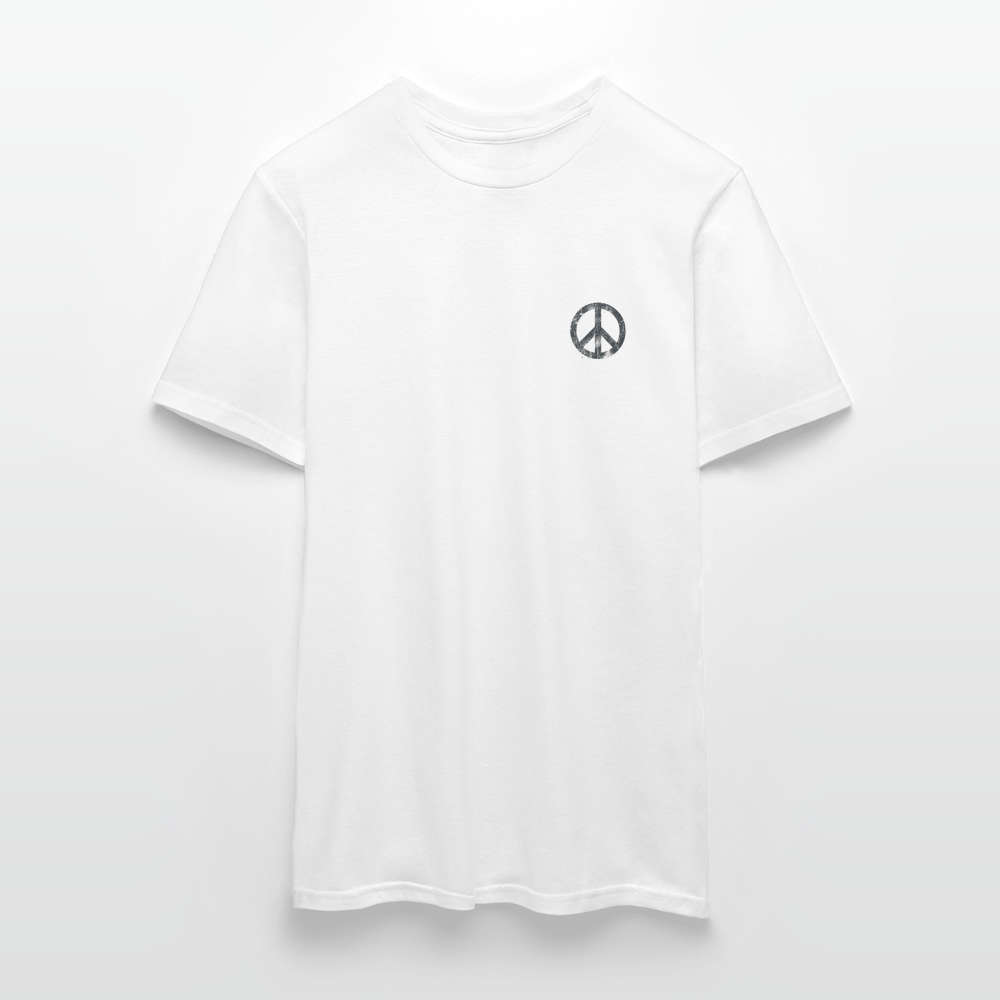 T-Shirt „Peace Grunge“ - white