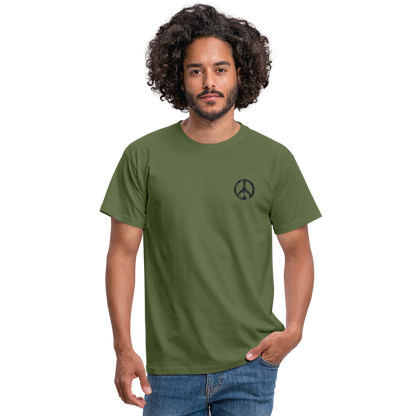 T-Shirt „Peace Grunge“ - military green