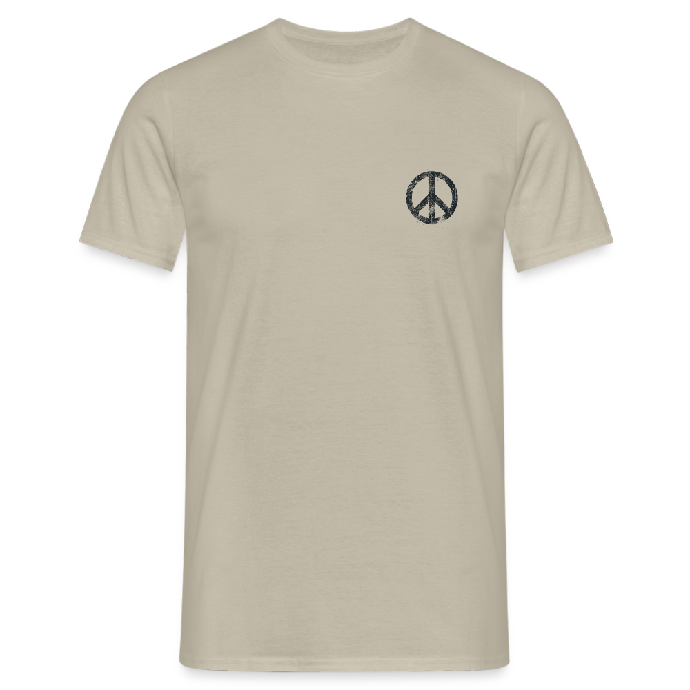 T-Shirt „Peace Grunge“ - sand beige