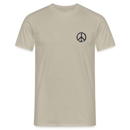 T-Shirt „Peace Grunge“ - sand beige