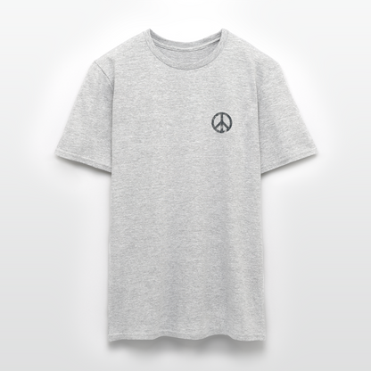 T-Shirt „Peace Grunge“ - heather grey