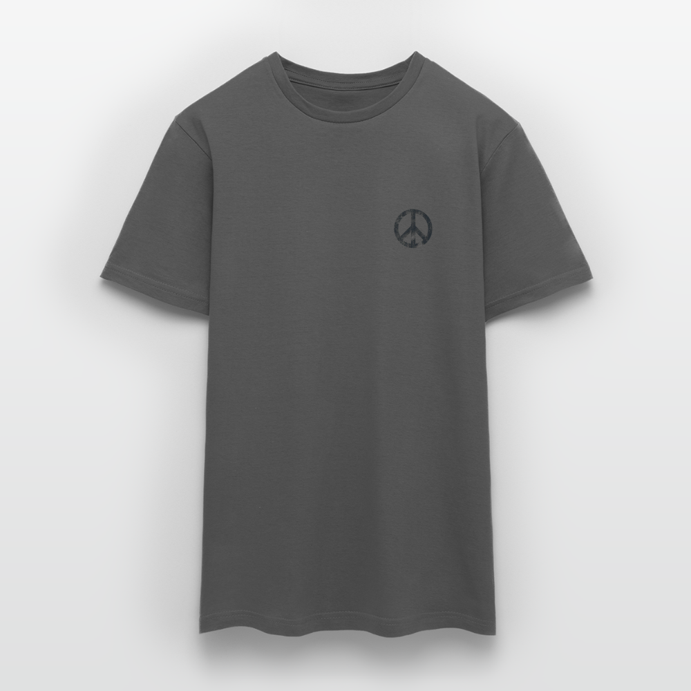 T-Shirt „Peace Grunge“ - charcoal grey