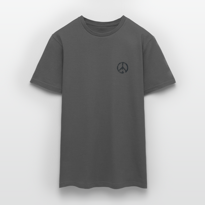 T-Shirt „Peace Grunge“ - charcoal grey