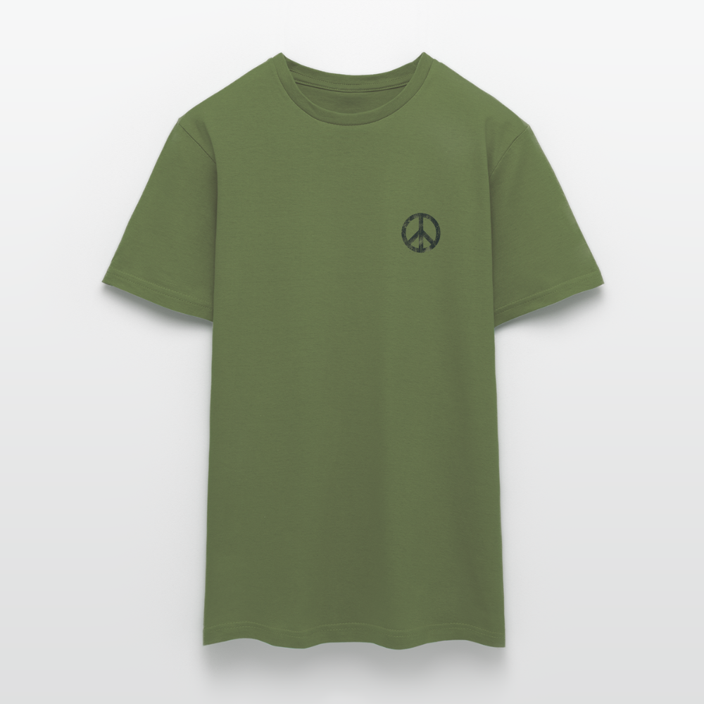 T-Shirt „Peace Grunge“ - military green