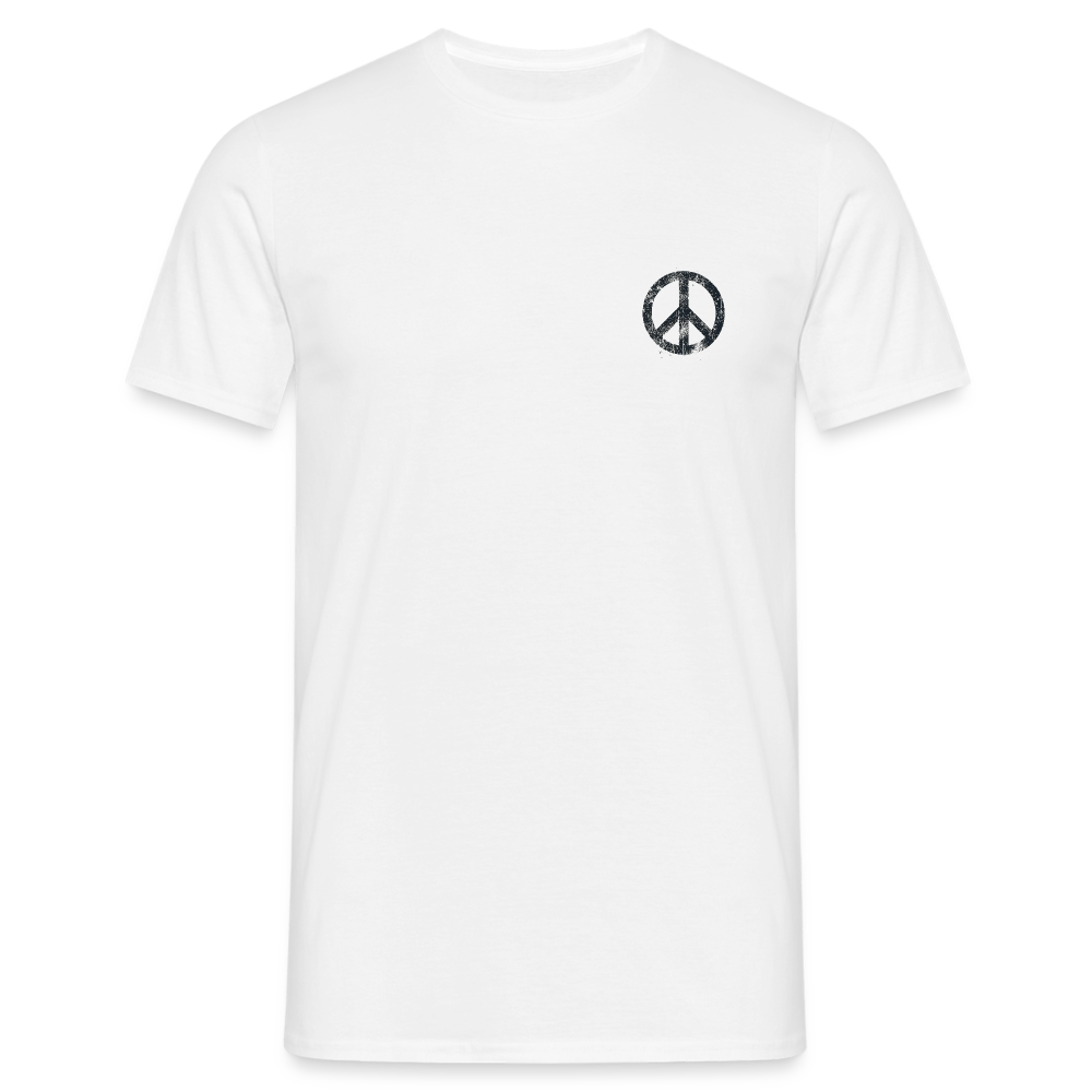 T-Shirt „Peace Grunge“ - white