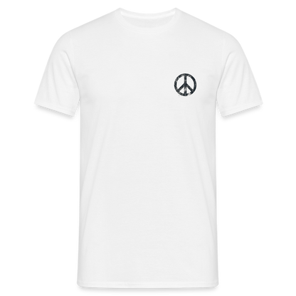 T-Shirt „Peace Grunge“ - white