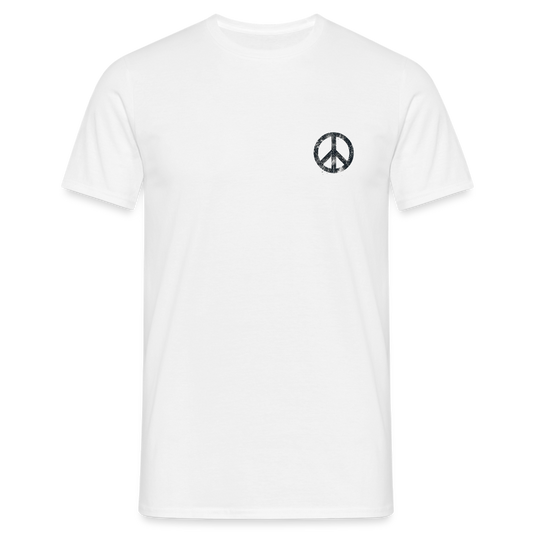 T-Shirt „Peace Grunge“ - white