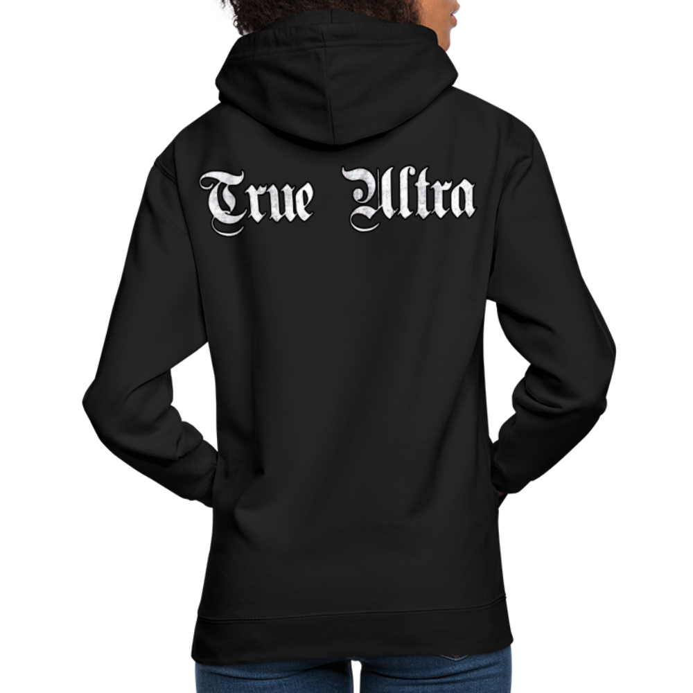 Unisex Hoodie "True Ultra" - black