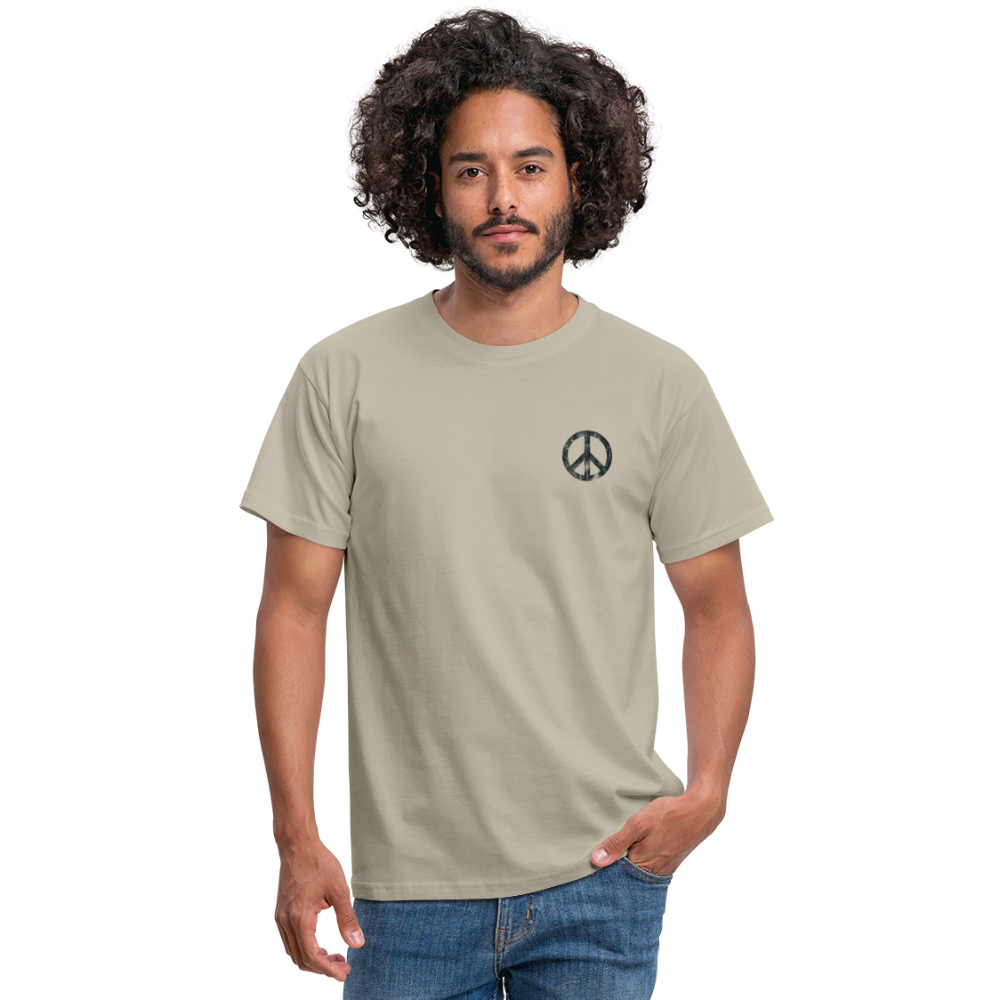 T-Shirt „Peace Grunge“ - sand beige