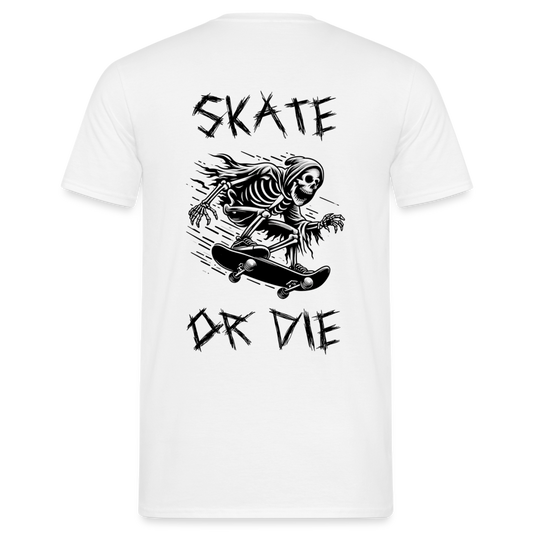 T-Shirt „Skate or Die“ - Weiß